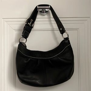 Coach Black Leather Purse Handbag